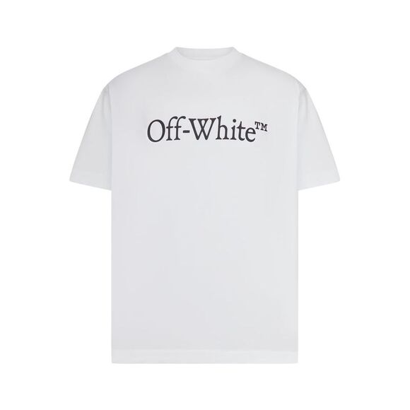 Off-White Men Crew Neck T-Shirt With Print